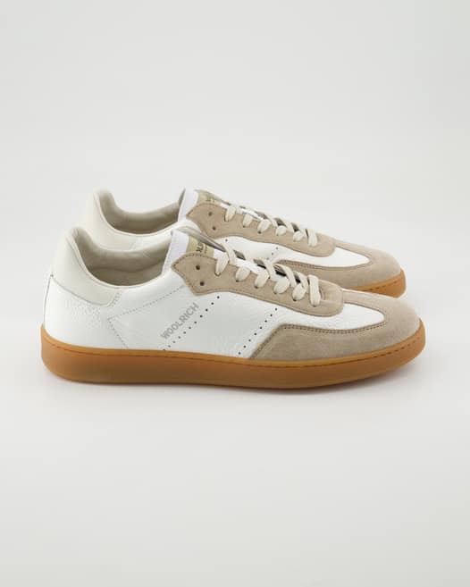 Woolrich Swing Court Sneaker in Beige