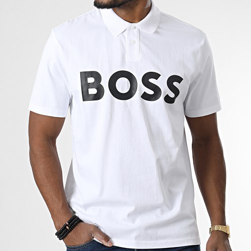 Polo Manches Courtes Pa Big Logo 50476993 Blanc