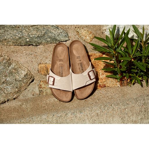 Birkenstock Catalina BS Birko-Flor Sandaler, Graceful Pearl White, 41
