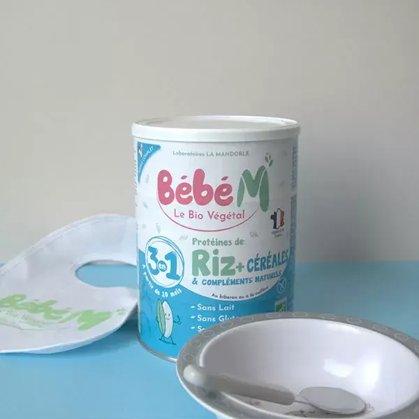 Arroz Baby M 3 em 1, Cereal com Suplemento Proteico +10m Orgânico 600g