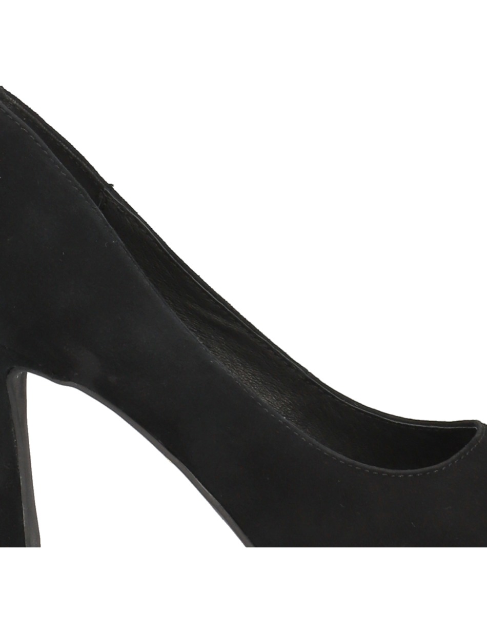 Veloursleder Pumps