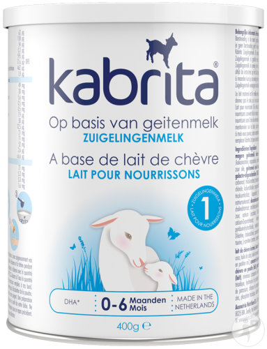 Kabrita 1 Lait Nourrissons A Base De Lait De Chèvre Bébés 0-6 Mois Poudre Pot 400g