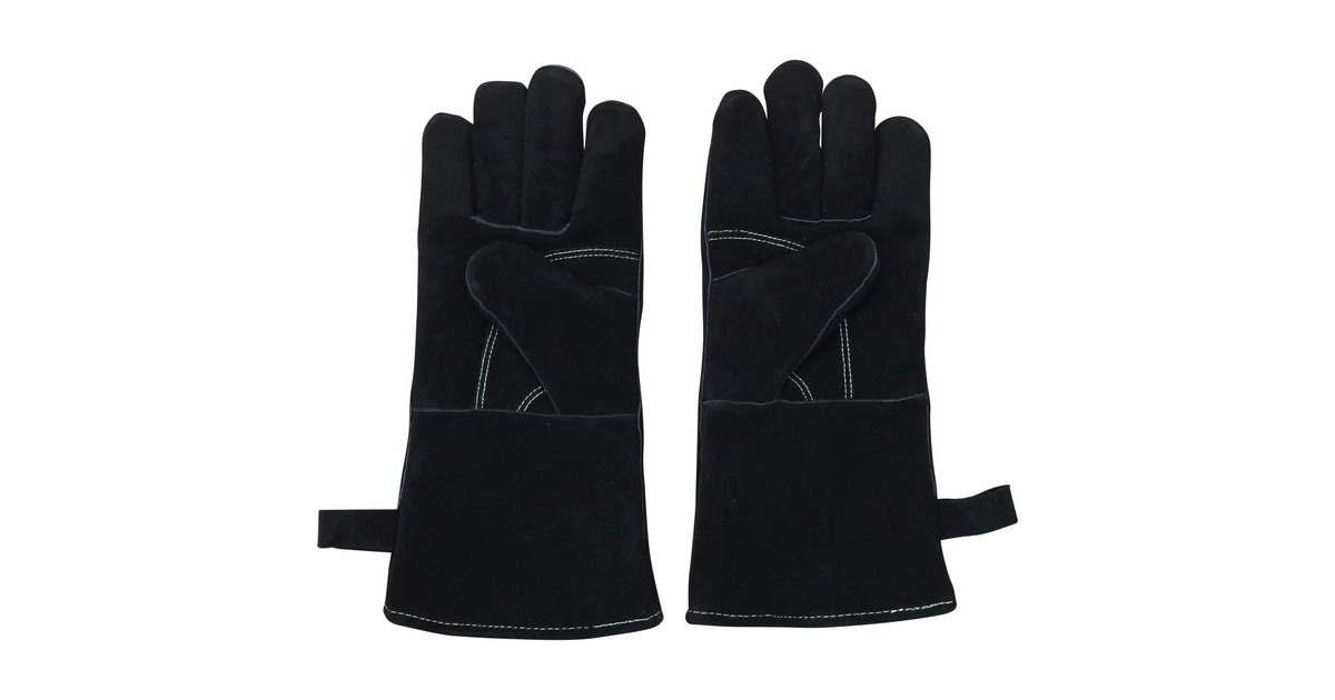 The WindmillLeren BBQ handschoenen  (Zwart)