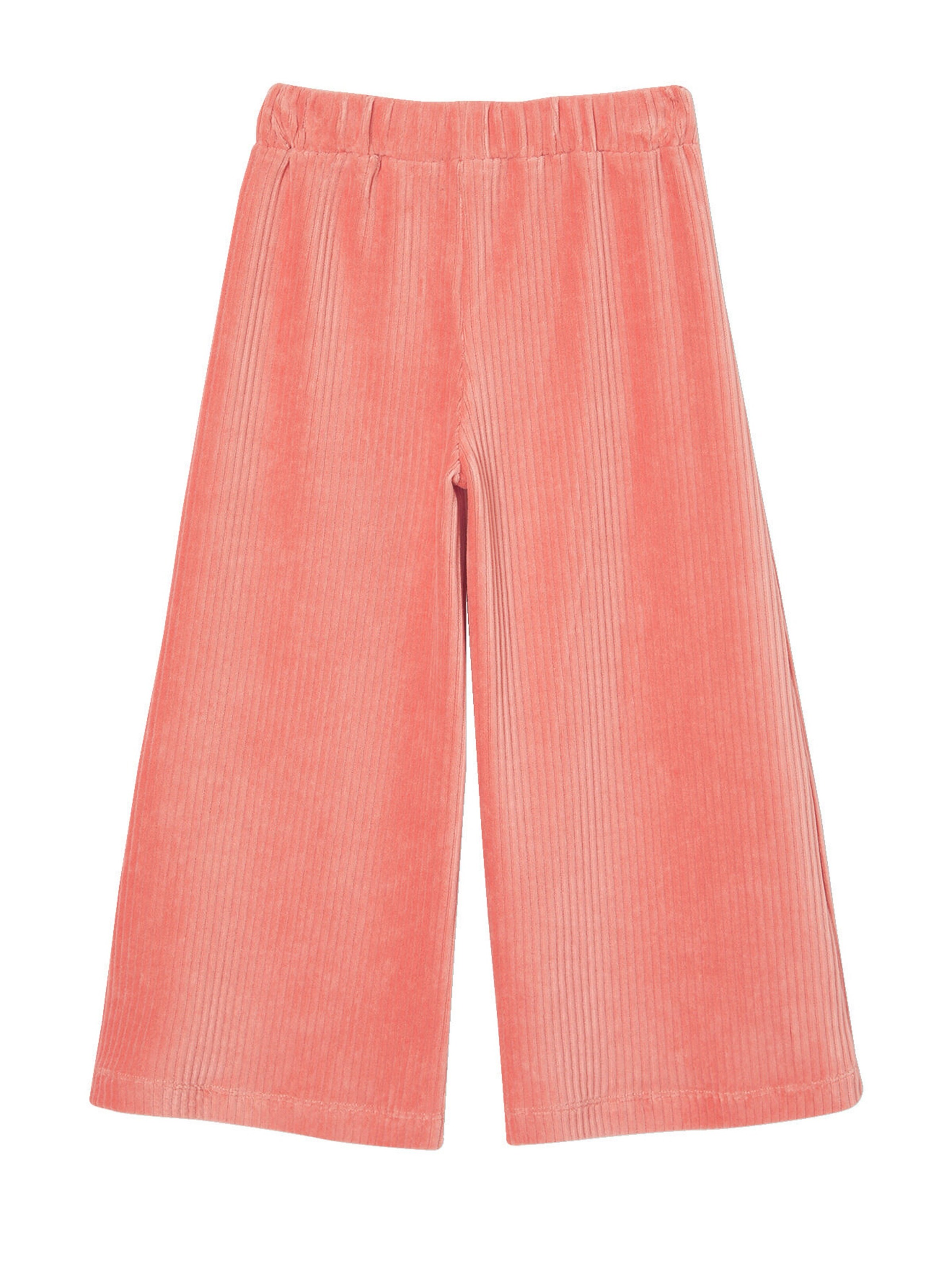Vertbaudet Weite Mädchen Cordhose, Bundweite verstellbar blush