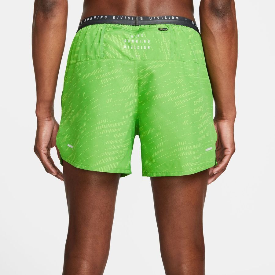 Nike Short Running Dri-FIT Run Division Stride - Vert/Argenté