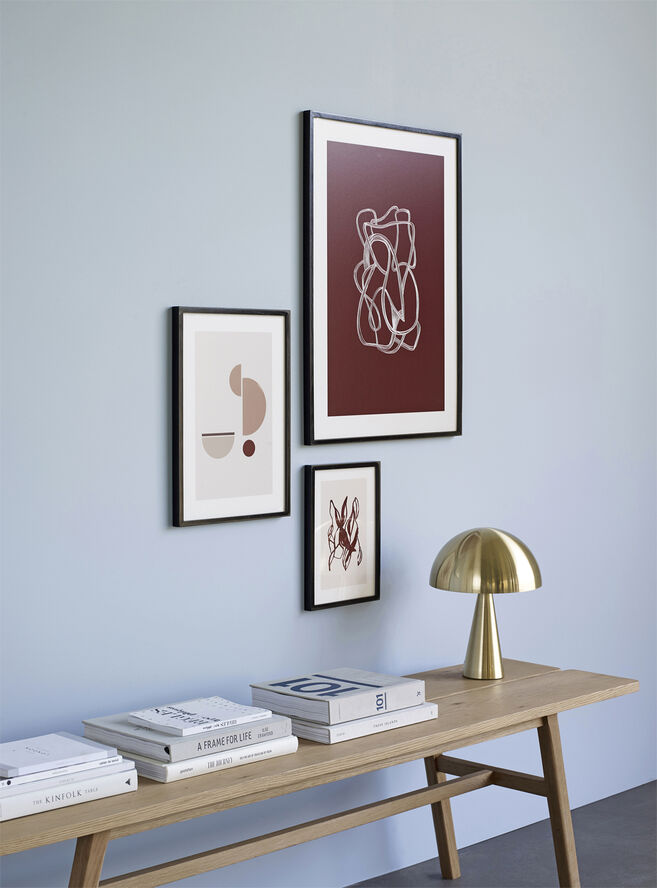 Hübsch Mush Mini Table Lamp Brass