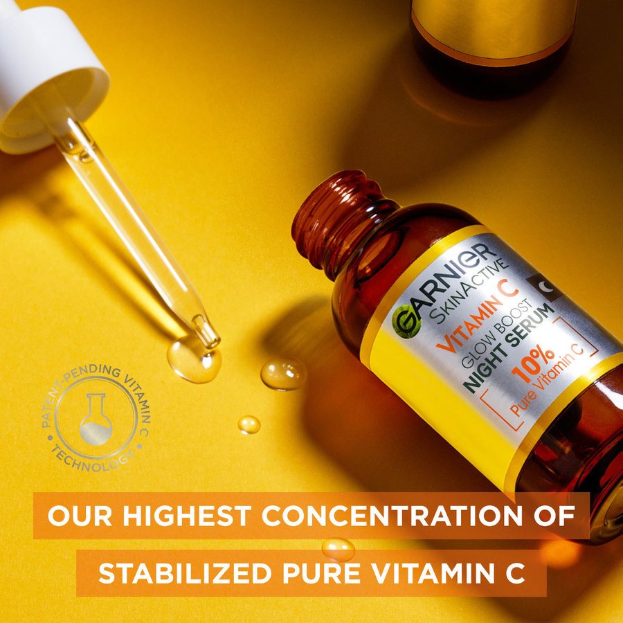 Garnier SkinActive Vitamin C 10% Night Serum 30ml