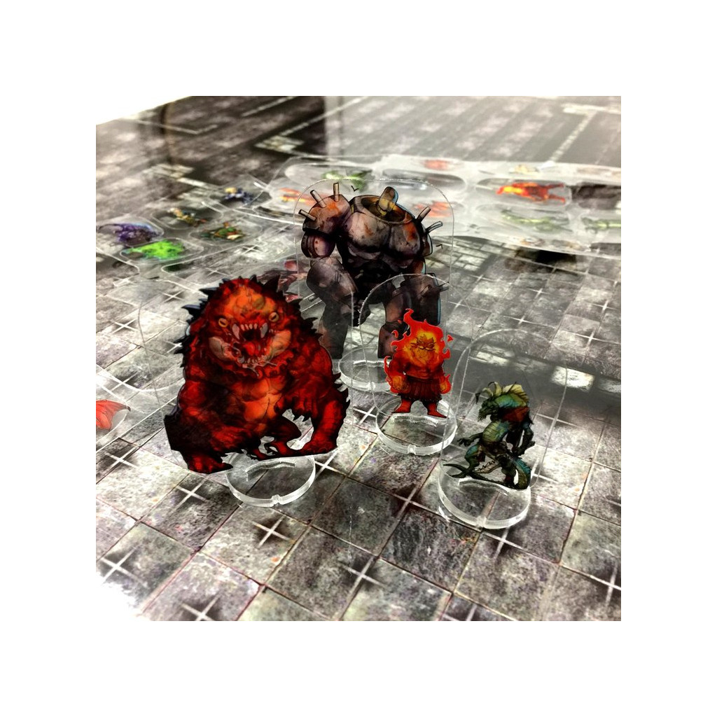 Flat Plastic Miniatures - Underground Horde - 31 Pieces