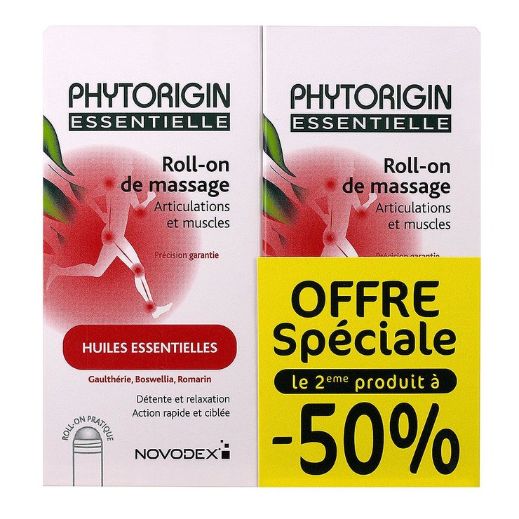 Phytorigin essentielle roll-on massage 2x50ml