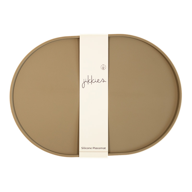 Jikkies Jikkies - Anti slip placemat  XL - Olijf Groen