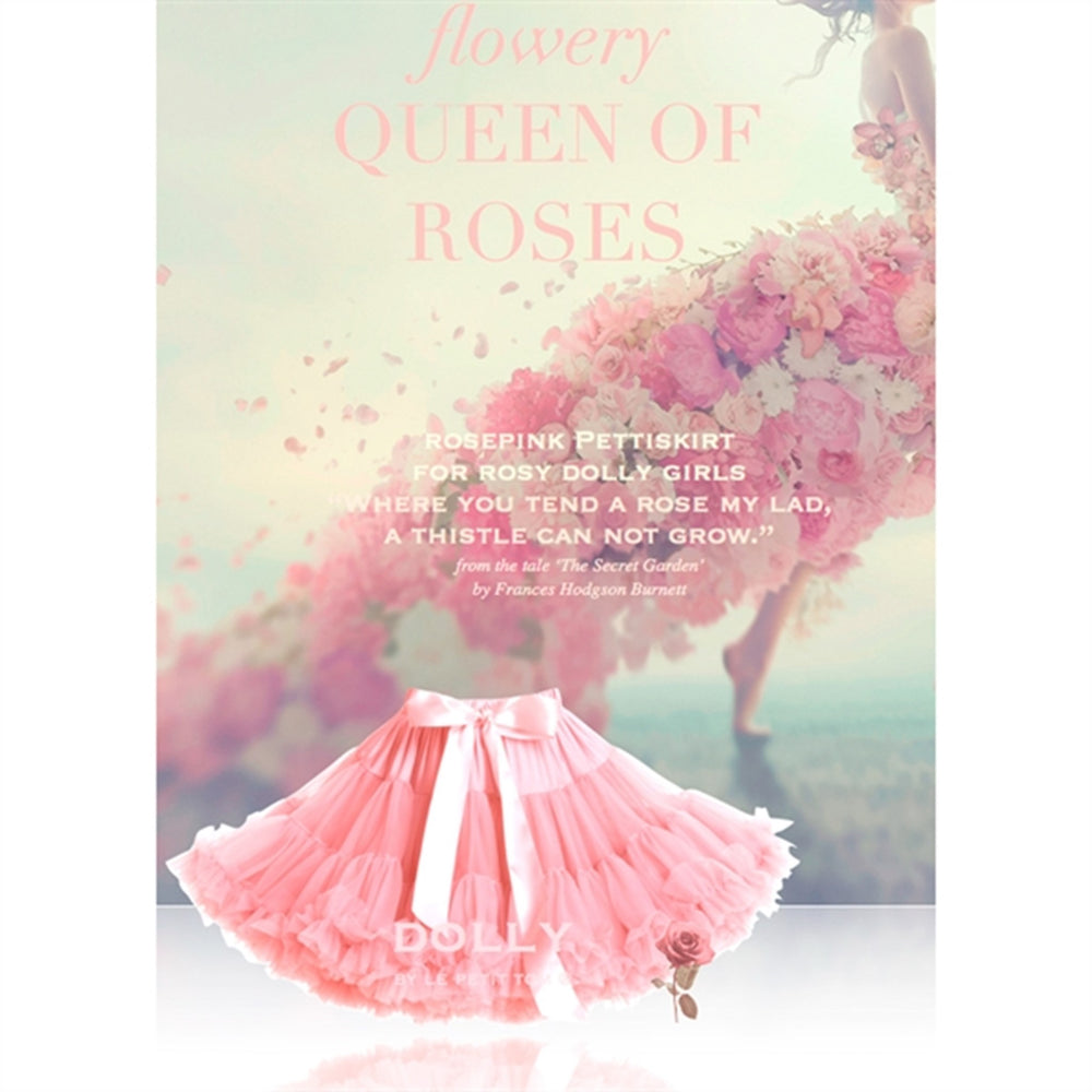 Petttiskirt Queen Of Roses Nederdel Rose Pink