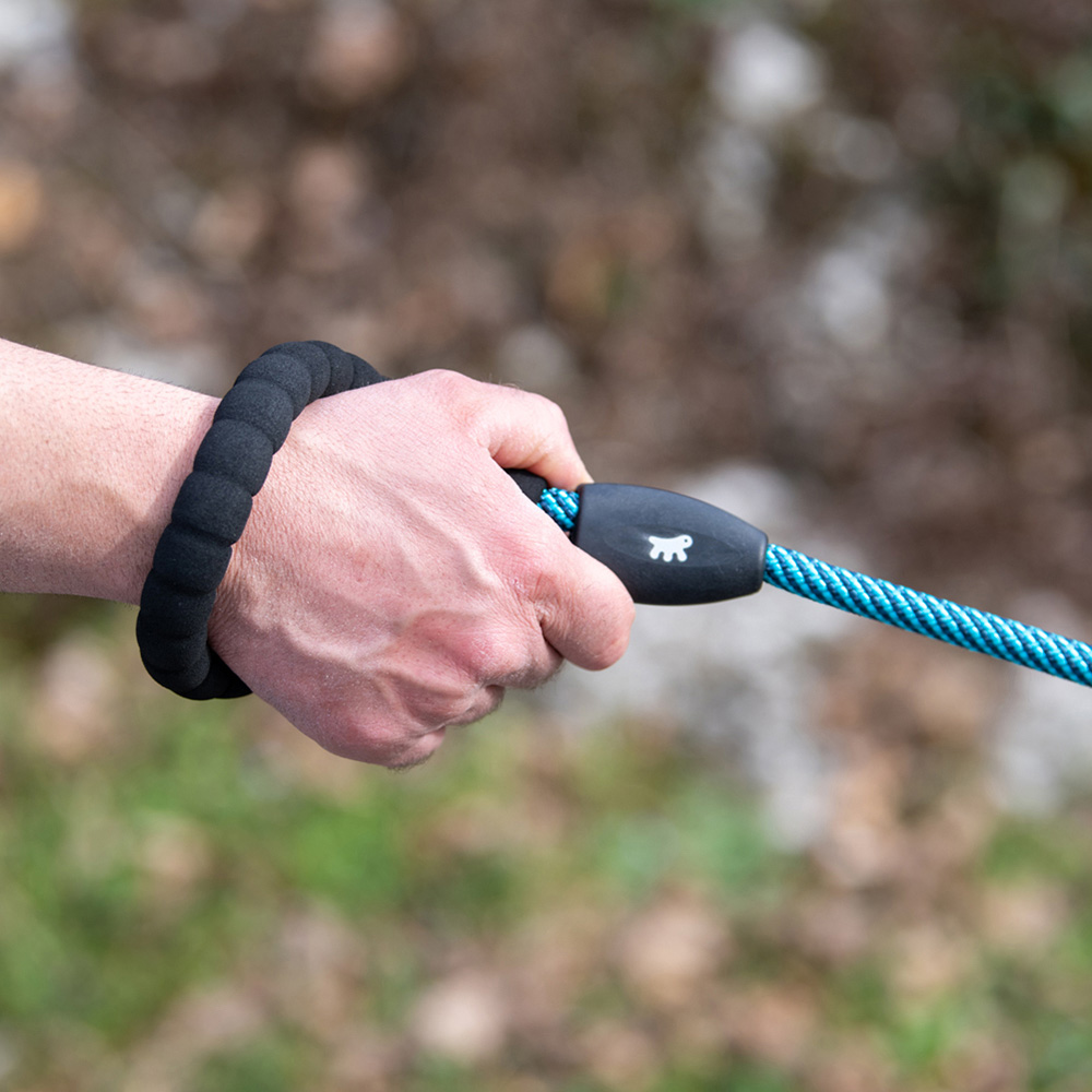 Laisse pour chiens sport extreme g13/120, longe en nylon robuste, poignée rembourrée confortable, rose-noir