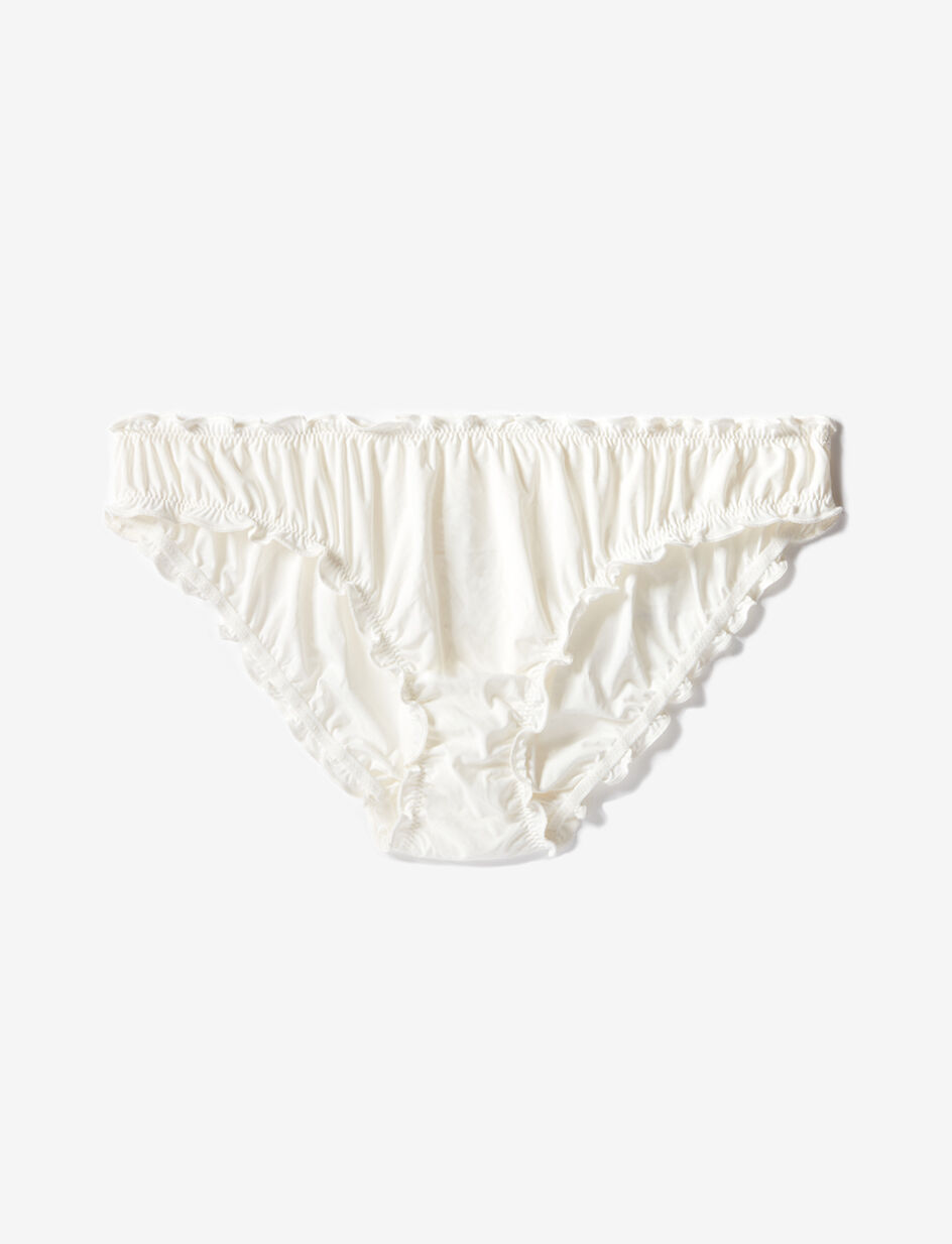Culotte froufrou - ivoire