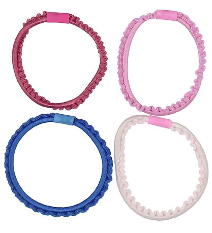 Kknekki Haargummis - 4er-Pack - Blau/Rosa/Pink