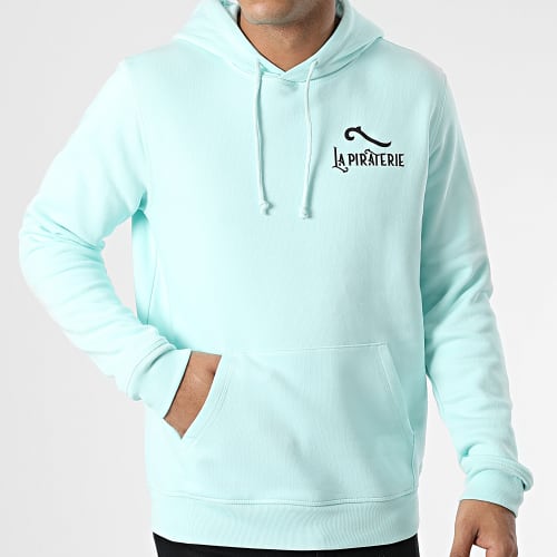 Sweat Capuche LPNJF Bleu Mint Noir