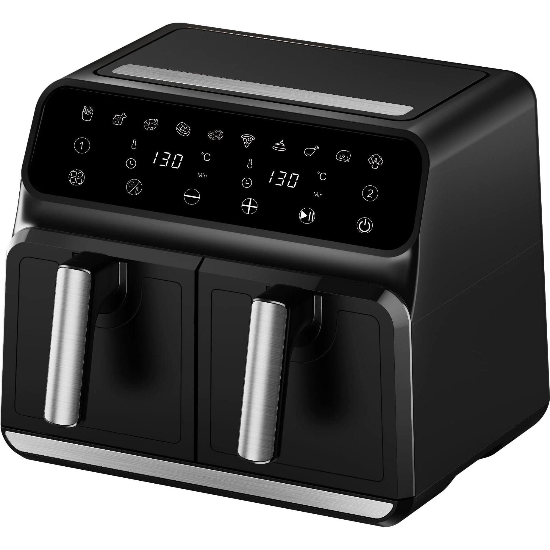 La Moustache DUAL MAX Heißluftfritteuse 1700 Watt