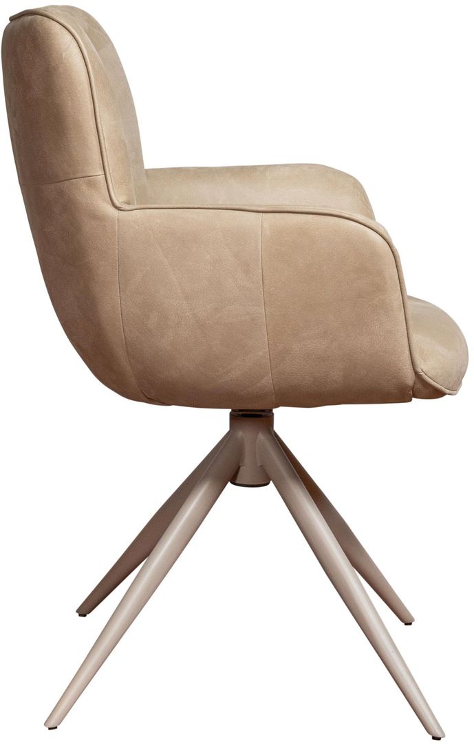 Eijerkamp Collectie Jordan Landon Taupe Armstoel