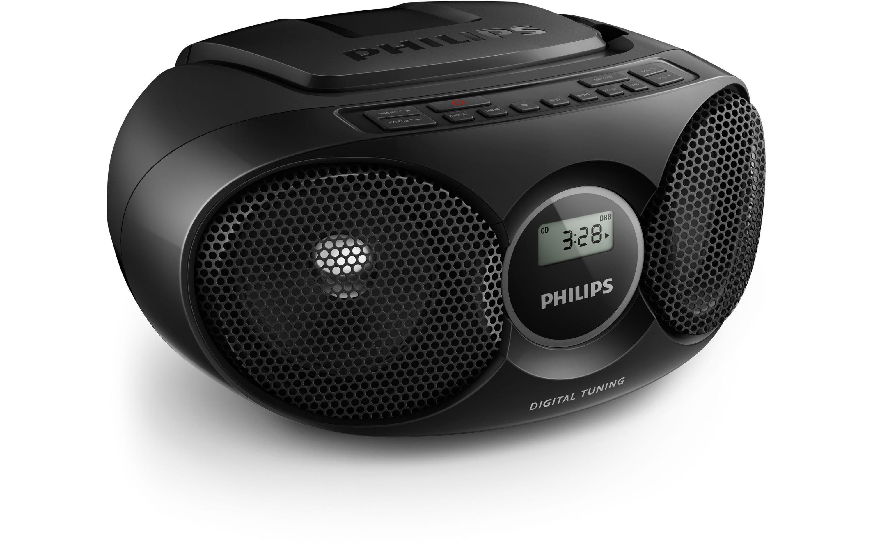 Radio/CD-Player AZ215 SchwarzGeniessen Sie Ihre Musik überall