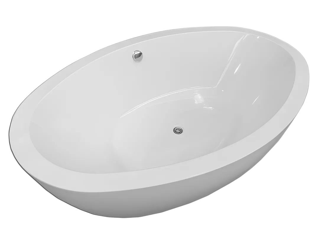Baignoire ilôt blanc 190 X 120 cm – Melody