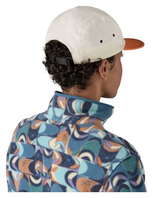 Casquette Patagonia P-6 Label Maclure Blanc/Orange Unisexe