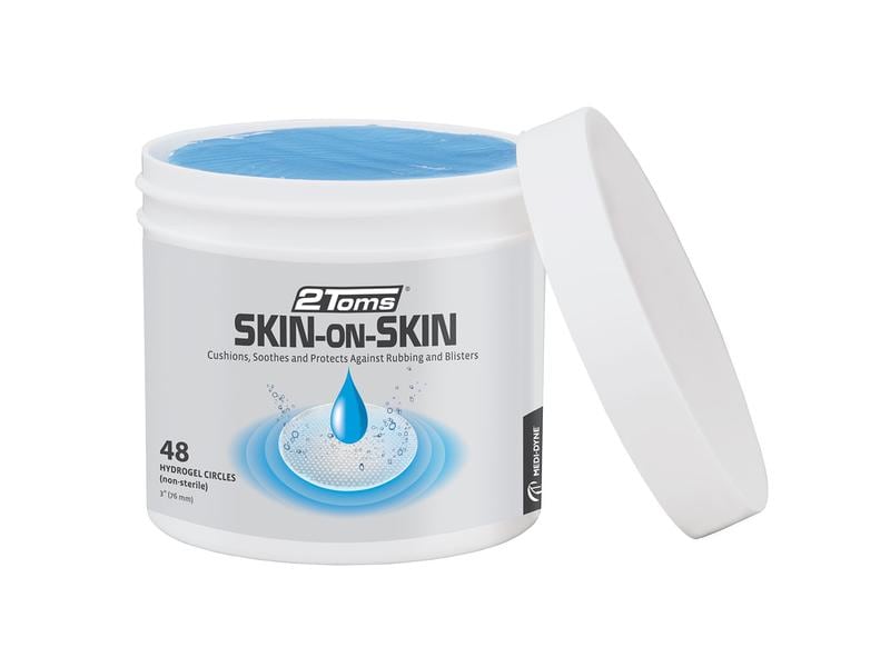 2Toms Skin on Skin Hydrogelpflaster Ø 7.6 cm, 48 Stück Hydrogelpflaster