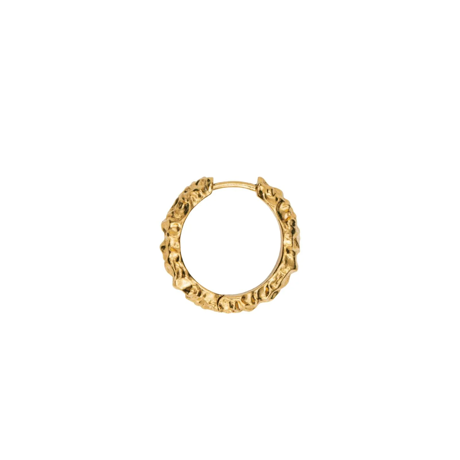 IX STUDIOS  IX Crunchy Edge ørering - forgyldt