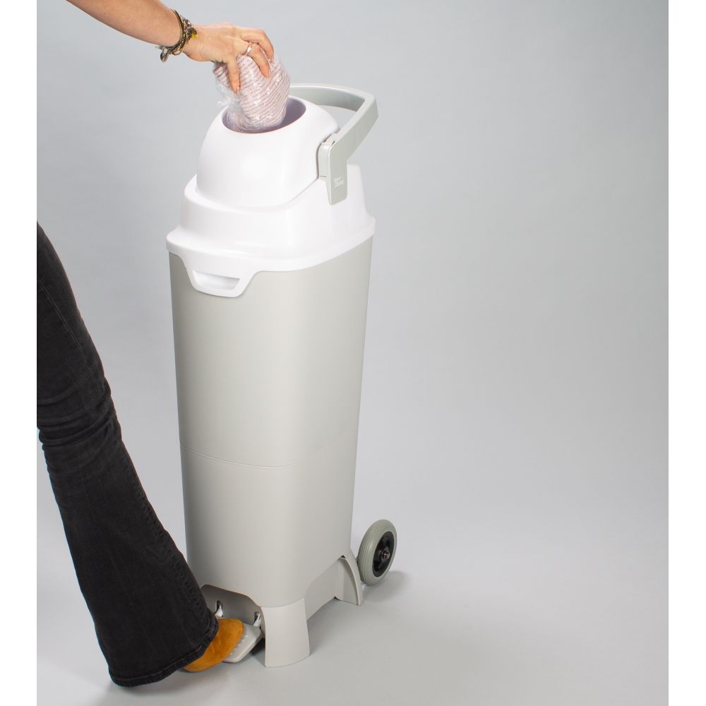 Diaper Champ ONE Maxi Handsfree Plus Geruchsdichter Windeleimer