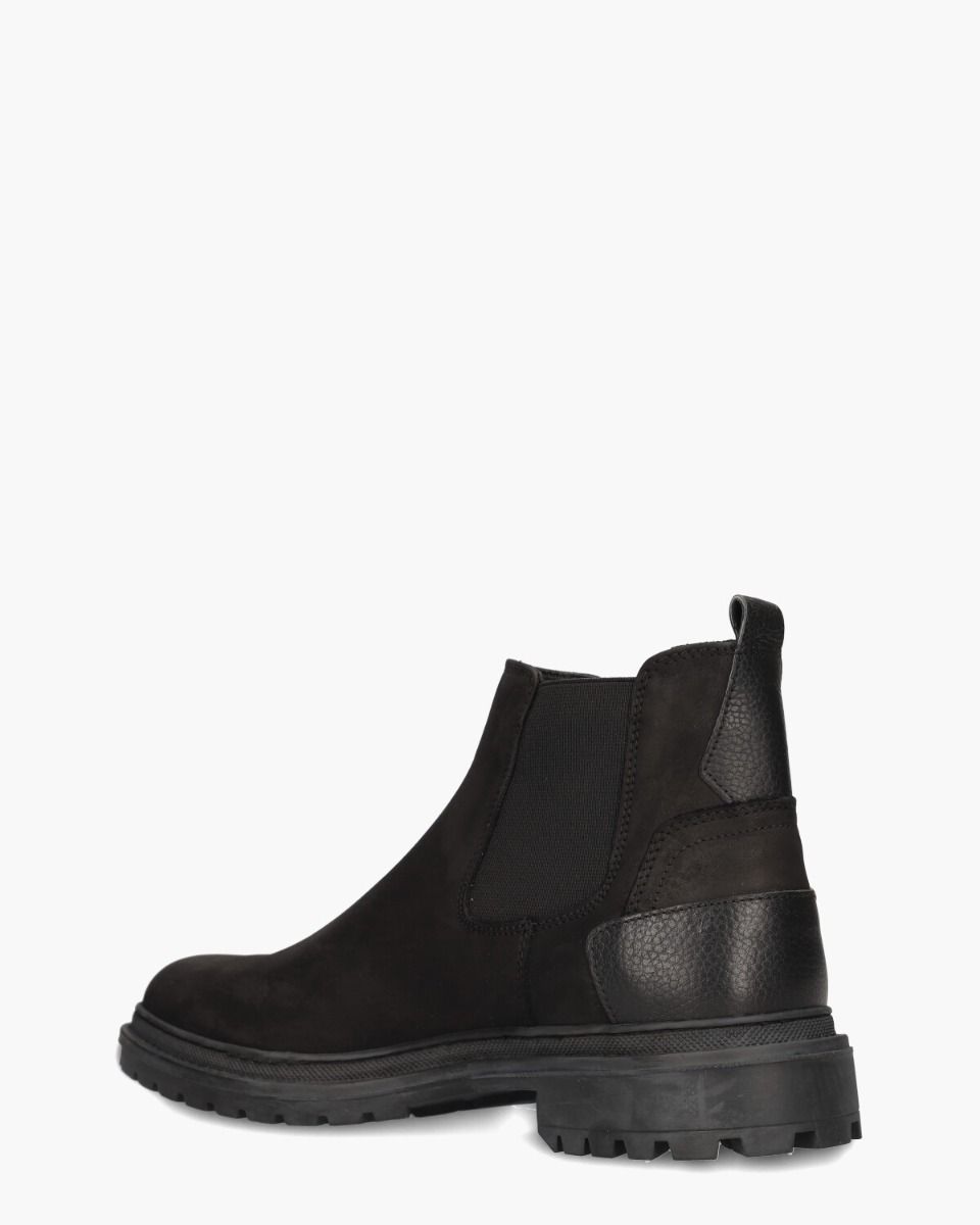 Daniel Kenneth Utto Zwart Heren Chelseaboots