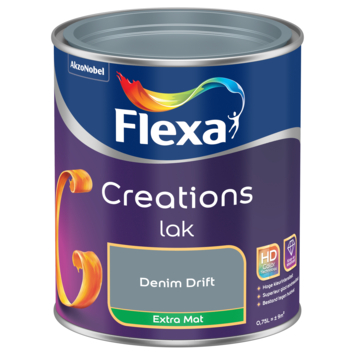 Flexa Creations binnenlak extra mat denim drift 750 ml
