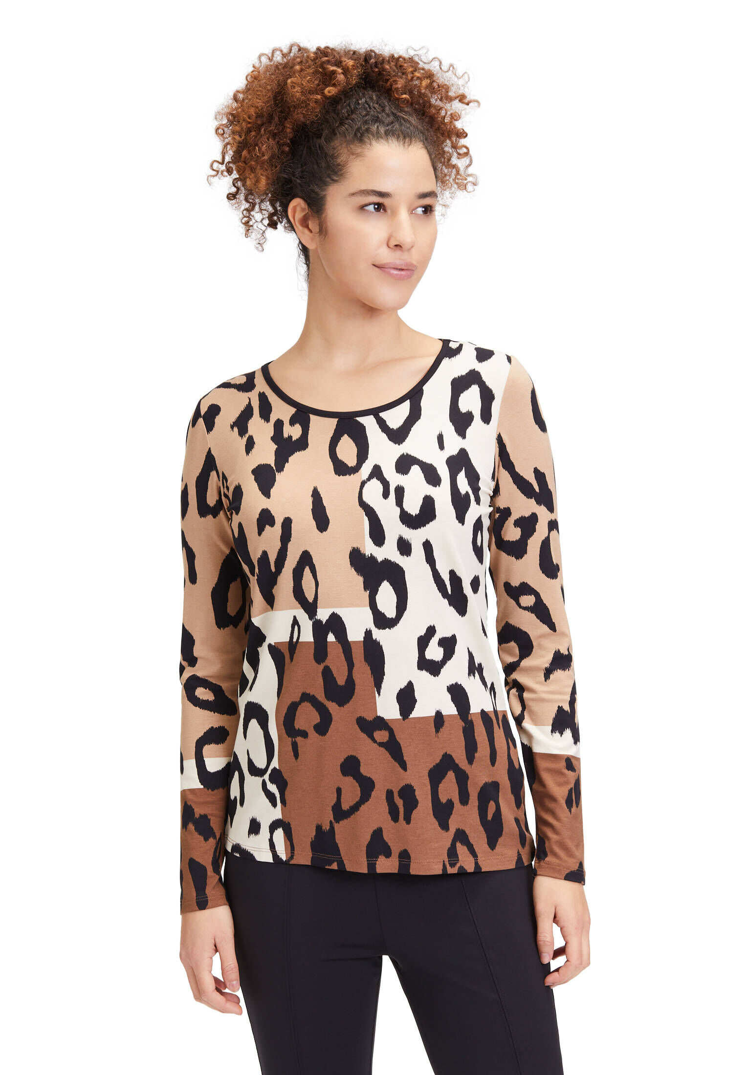 Betty Barclay| Damen Langarmshirt mit Animal-Print