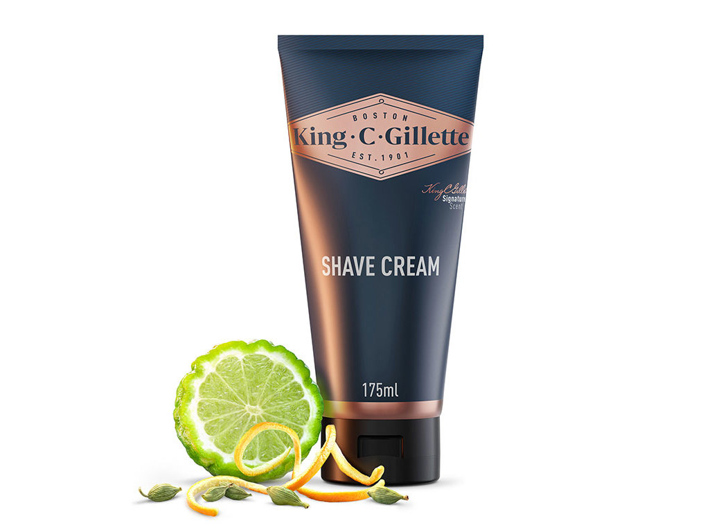 CREME BARBEAR KING C GILLETTE 175ML