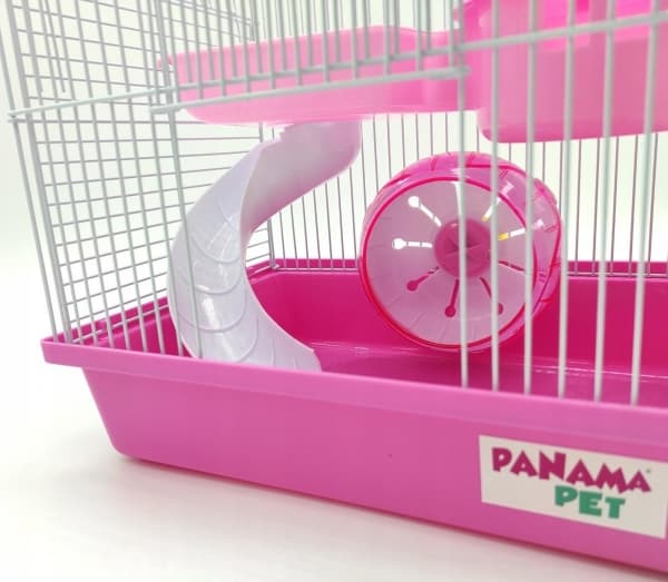 Panama Pet Panama Pet Gnagerbur 27x20,5x25,5cm hvit / rosa