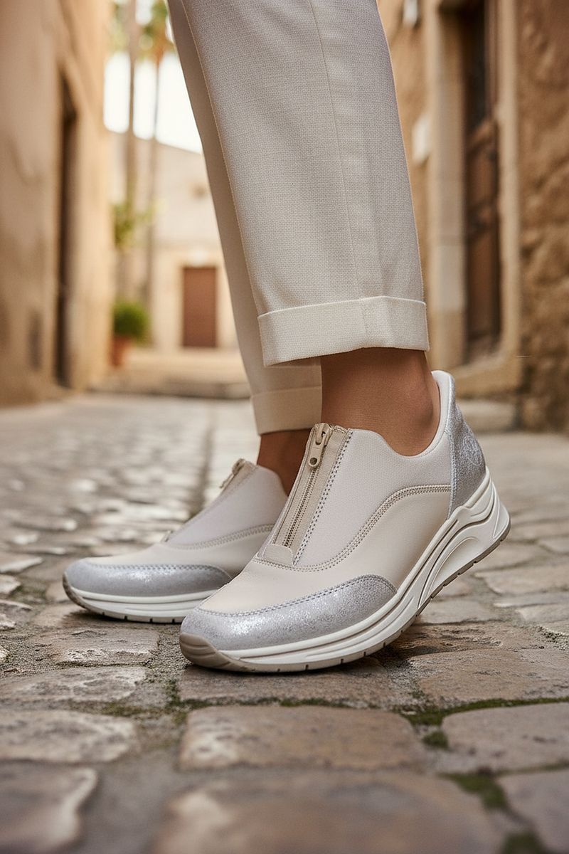 Rieker Instappers Beige Dames