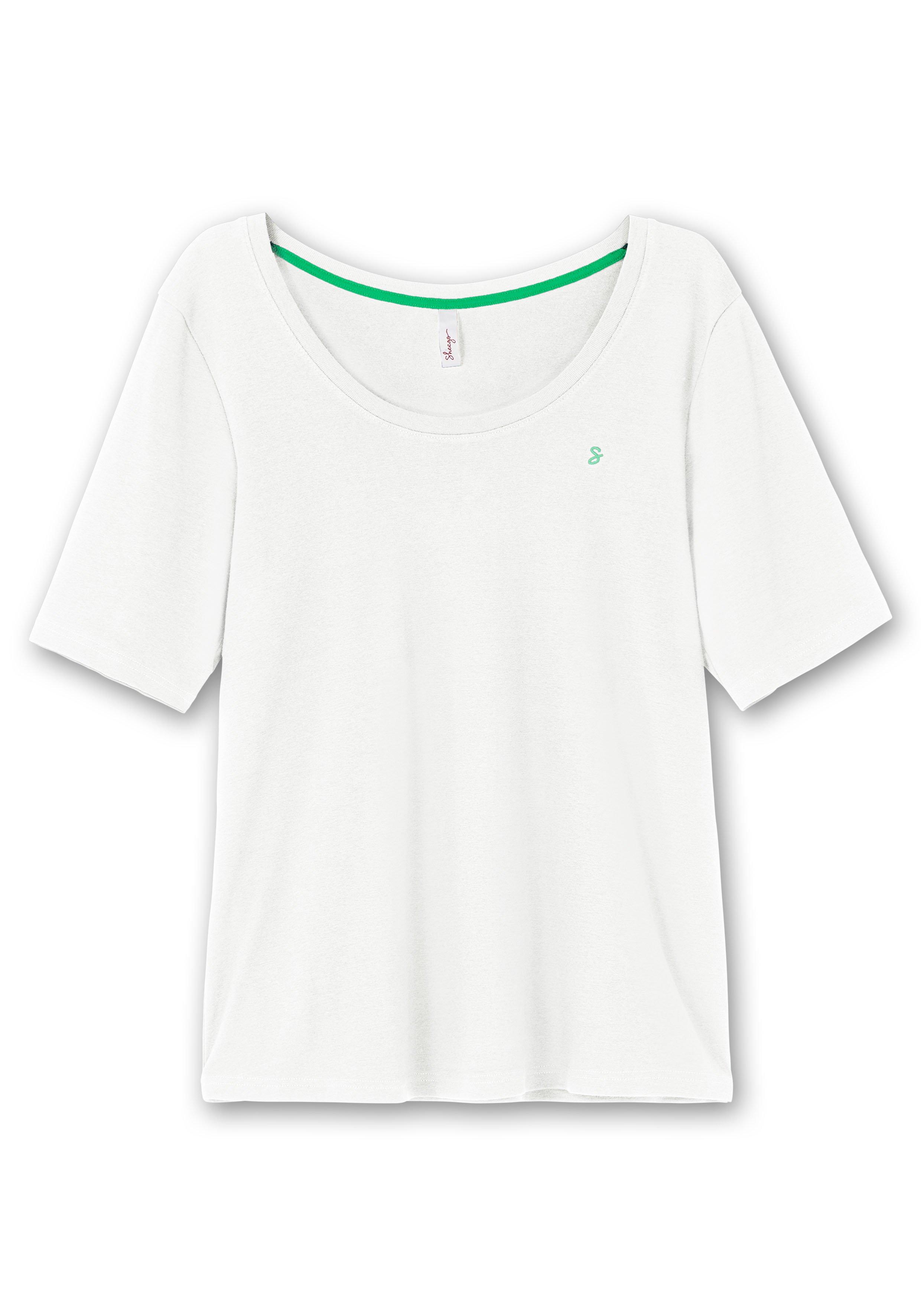 T-Shirt mit verlängertem Halbarm