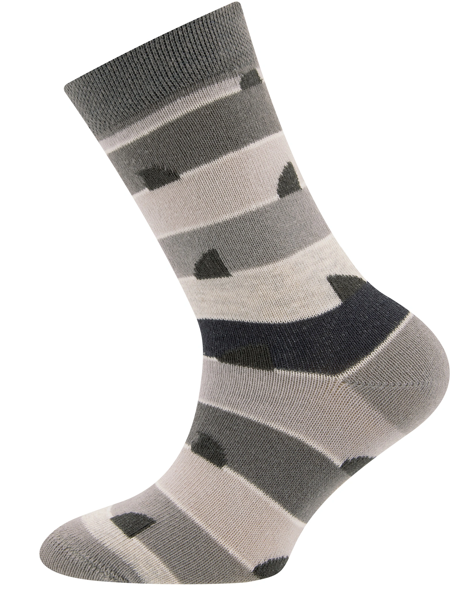 Strümpfe HAI - RINGEL - UNI 6er Pack in schwarz/blau