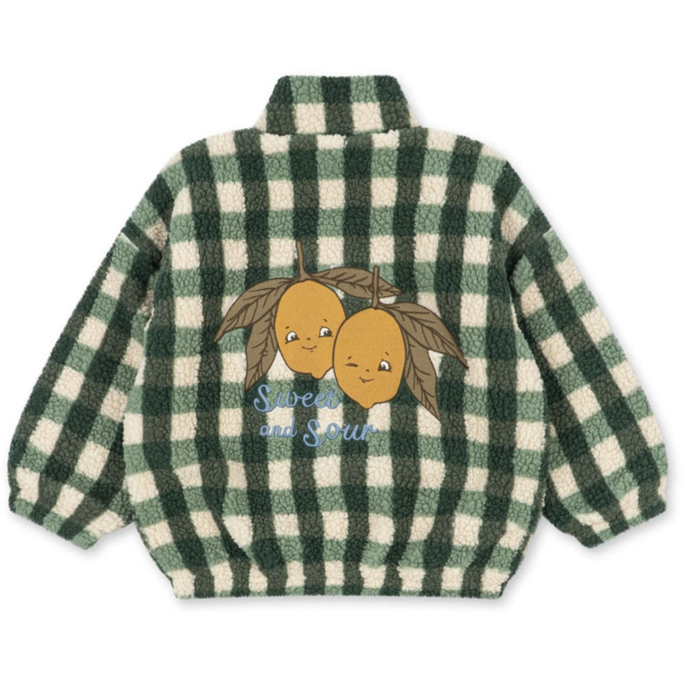 Køb Konges Sløjd Green Check Jody Bamse Jakke Grs