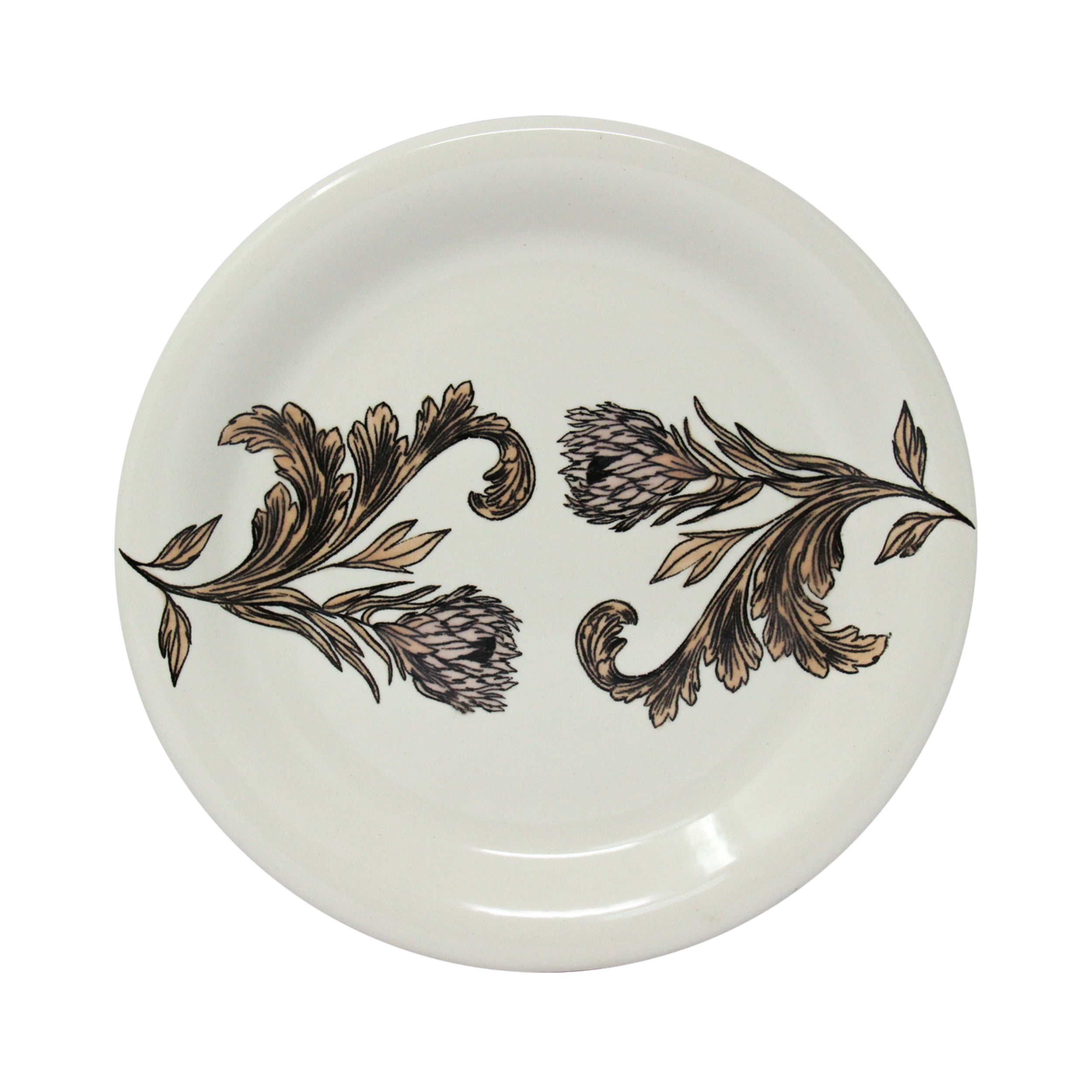 Assiette plate « Flores de la Isla »