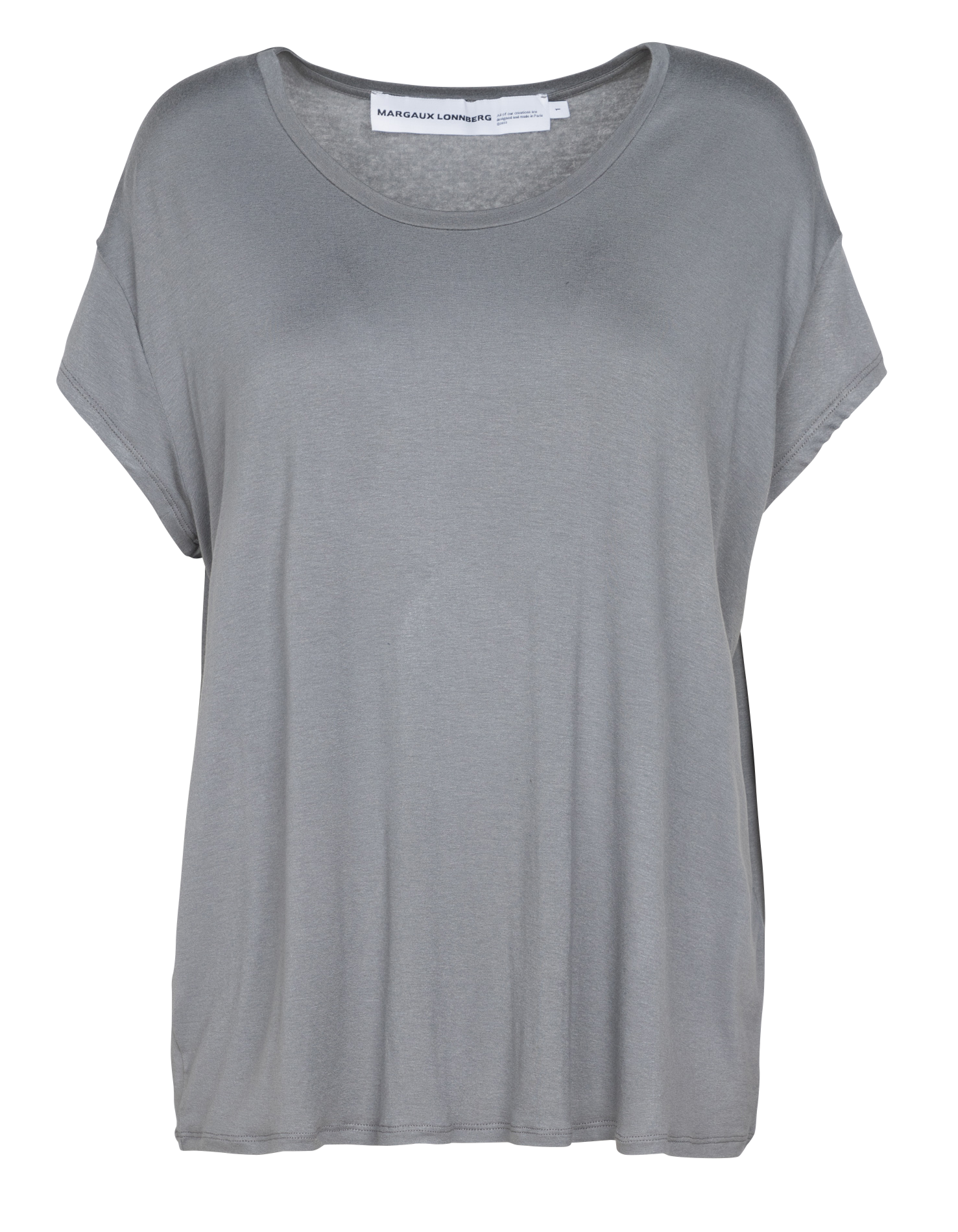 MARLOW - Tee-shirt col rond| Gris