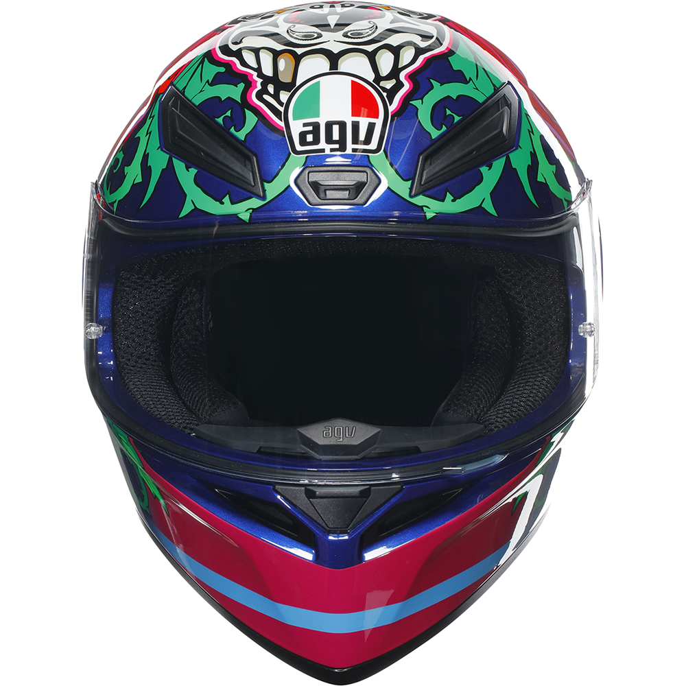 AGV - Casque K1 S Salom Bleu / Rose / Rouge / Vert