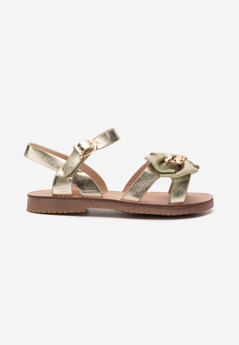 Sandales pour filles dorées Datania