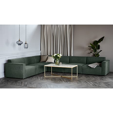 GRO modul hjørnesofa - mosgrøn