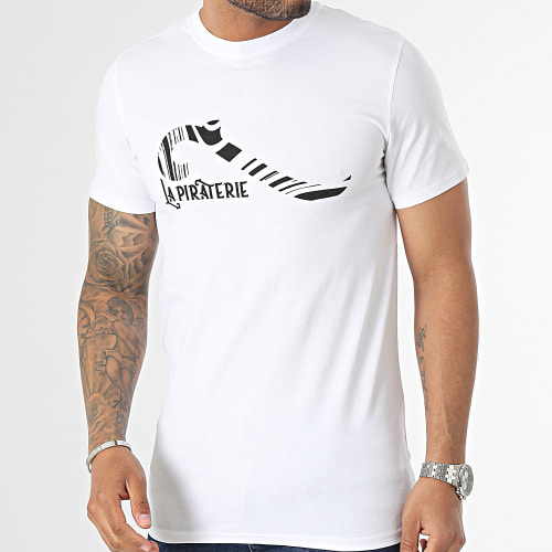 Tee Shirt Octopus Blanc Noir