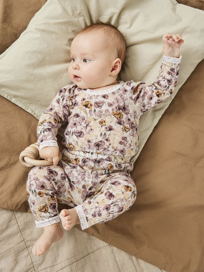 Name It NBFWANG WOOL NEEDLE LS BODY NOOS XX Moonbeam/aop
