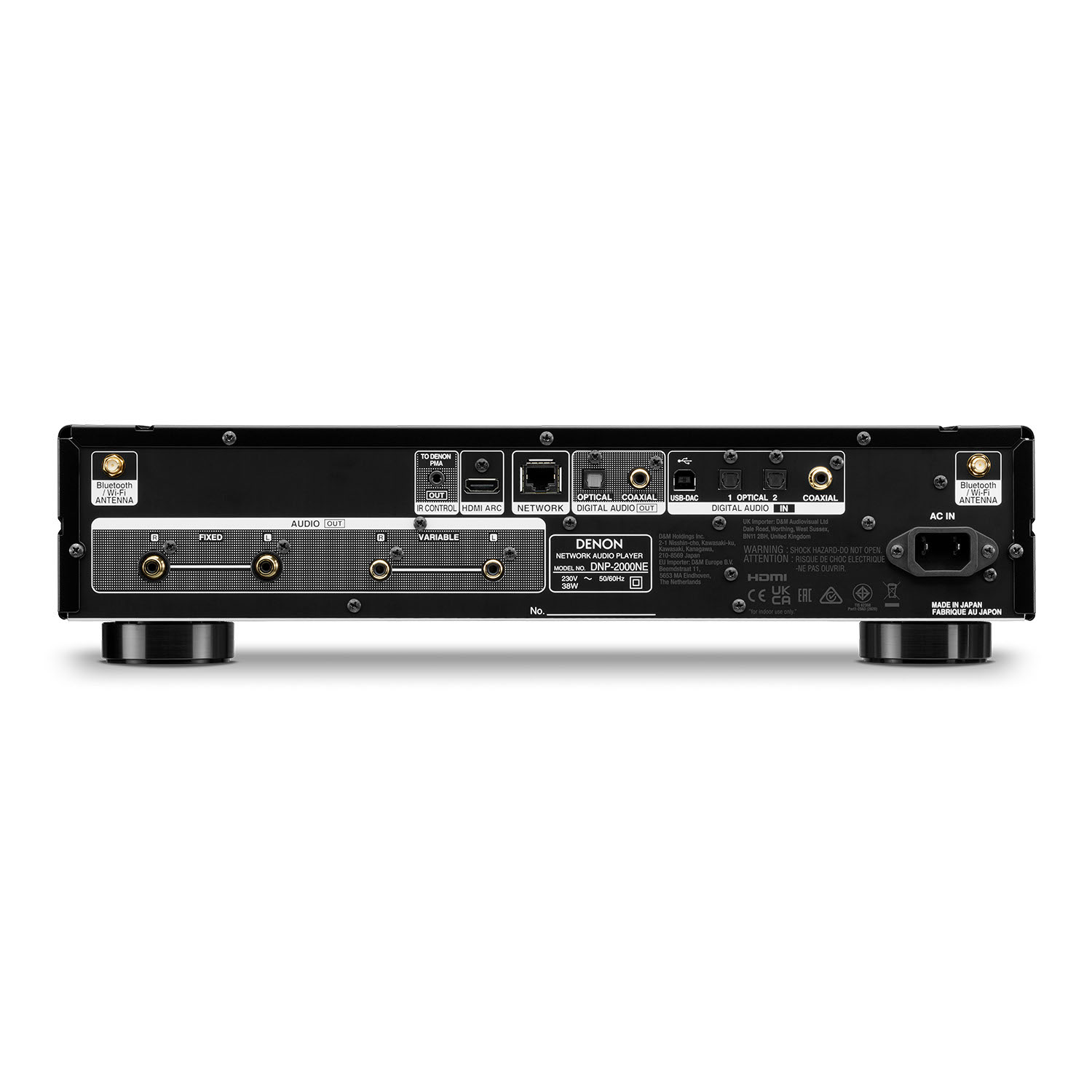 Denon DNP-2000NE – HEOS en digitale voorversterker in één apparaat Zwart