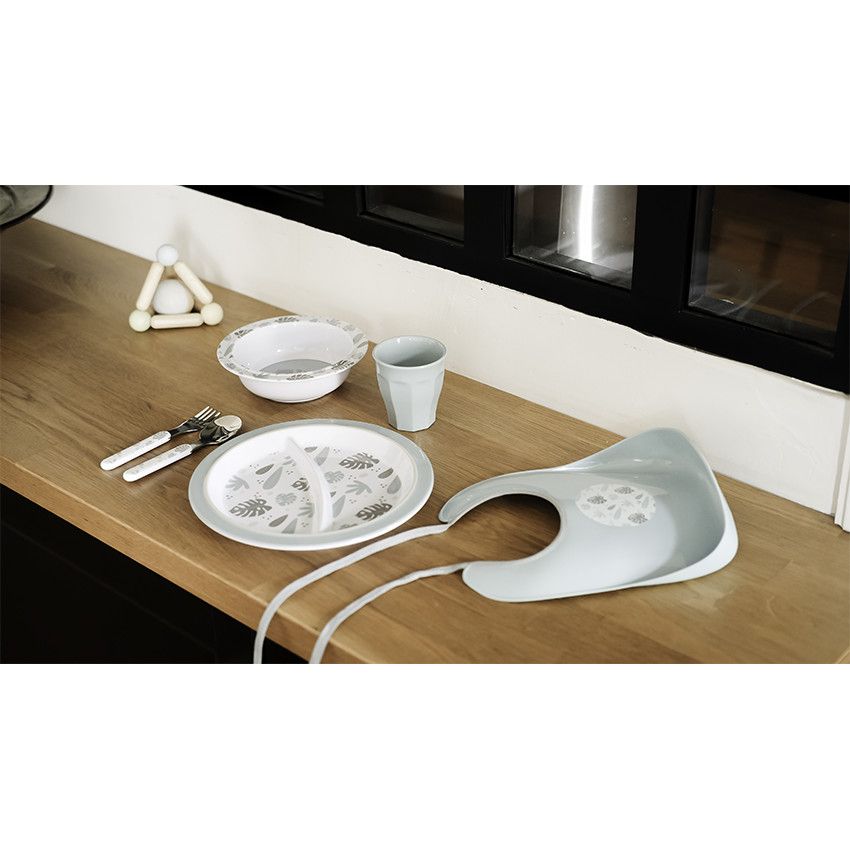 Set repas - Jungle - Ecru