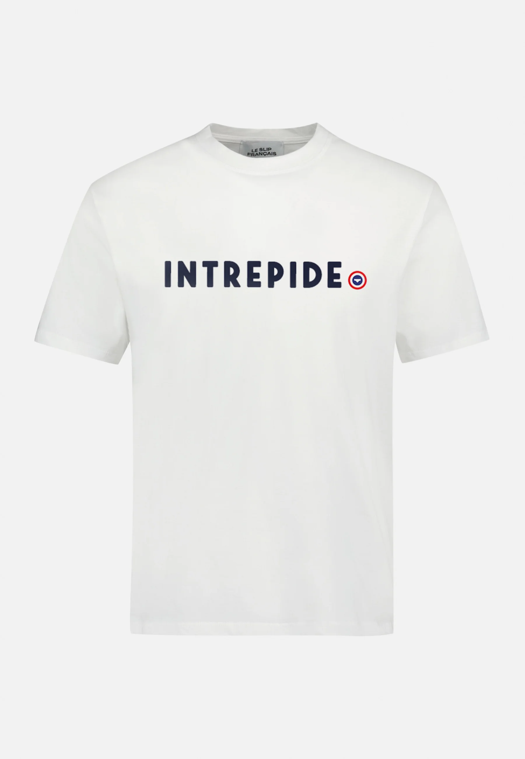 T-shirt mixte col rond en coton-Jean-P Intrépide Blanc