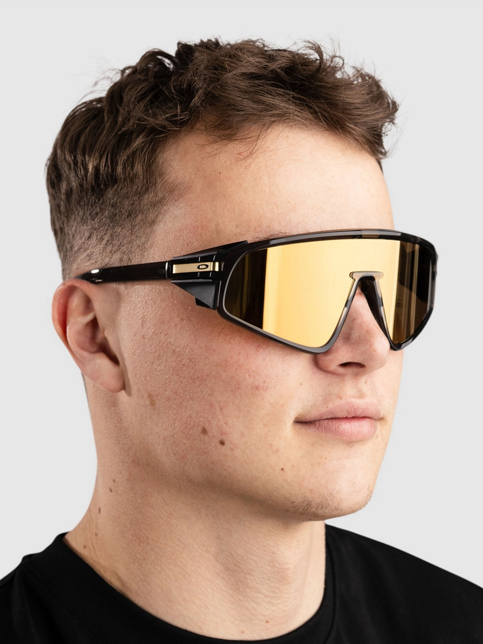 Oakley Latch Panel Grey Smoke Sunglasses prizm 24k