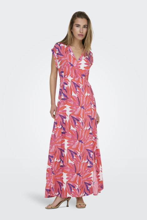 Only roze dames jurk