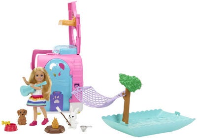 Barbie Chelsea Lekesett 2-i-1 Camper med Dukke