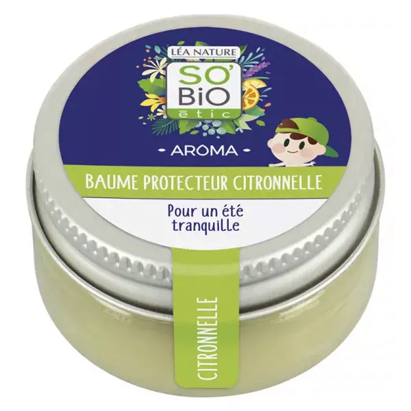 Bálsamo Protetor Infantil So'Bio Étic Aroma com Capim-limão Orgânico 25g